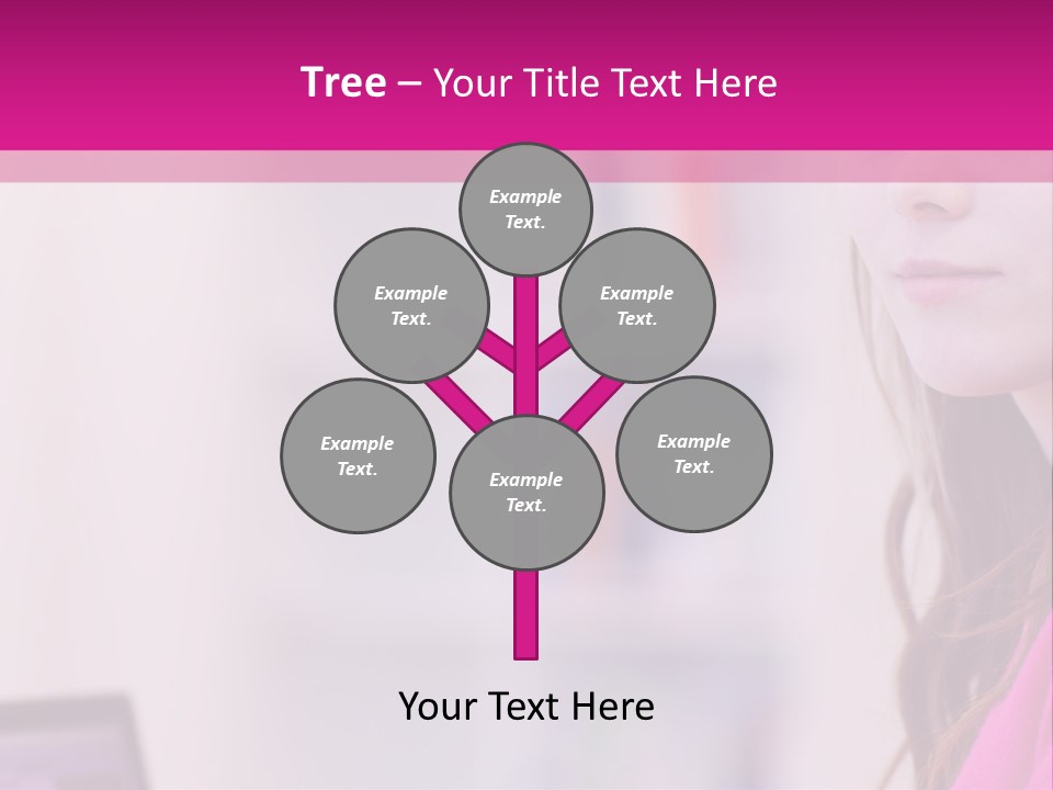 Wireless Teenager Caucasian PowerPoint Template