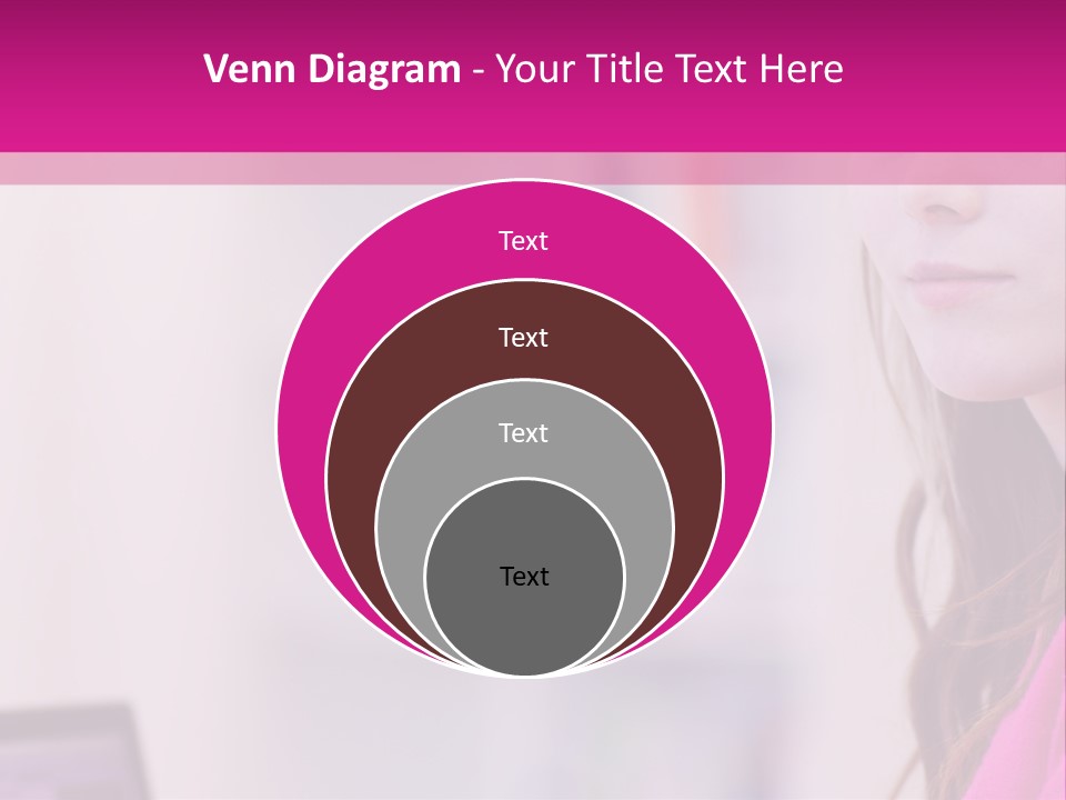 Wireless Teenager Caucasian PowerPoint Template