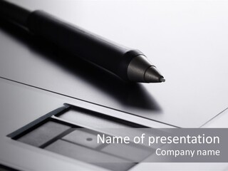 Draw Digitize Closeup PowerPoint Template