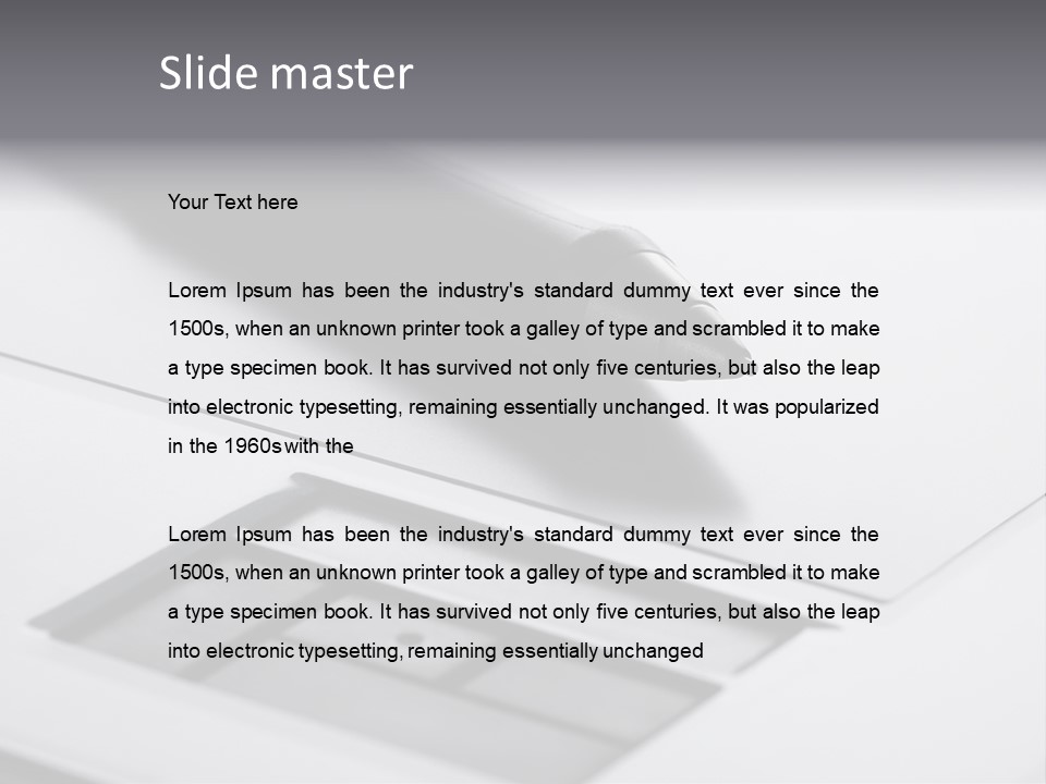 Draw Digitize Closeup PowerPoint Template