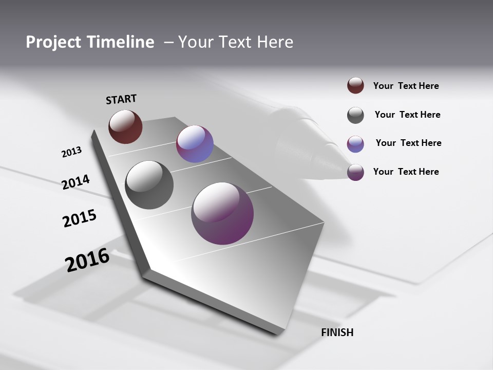 Draw Digitize Closeup PowerPoint Template