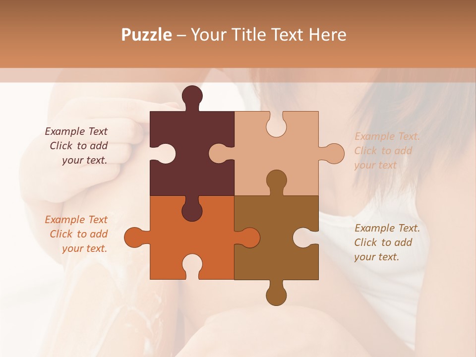 Girl Healthcare Wellness PowerPoint Template