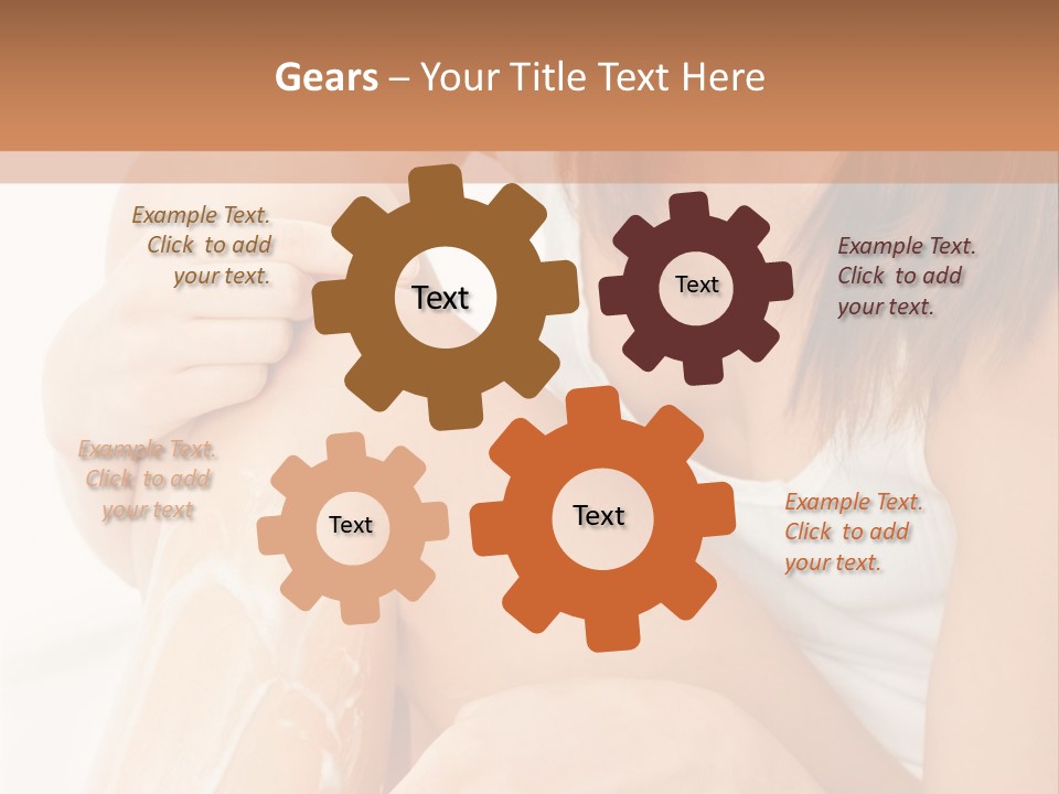 Girl Healthcare Wellness PowerPoint Template