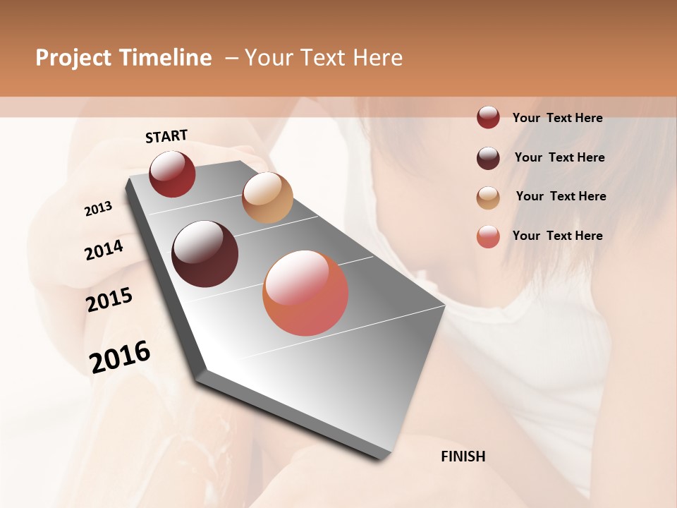 Girl Healthcare Wellness PowerPoint Template