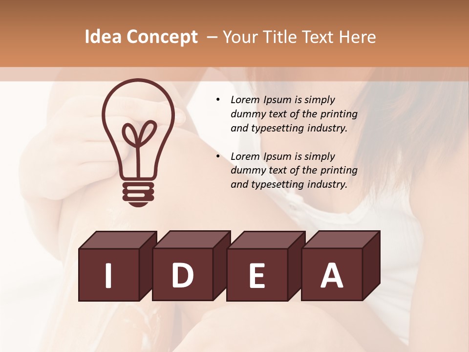 Girl Healthcare Wellness PowerPoint Template