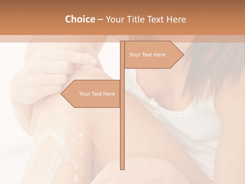 Girl Healthcare Wellness PowerPoint Template