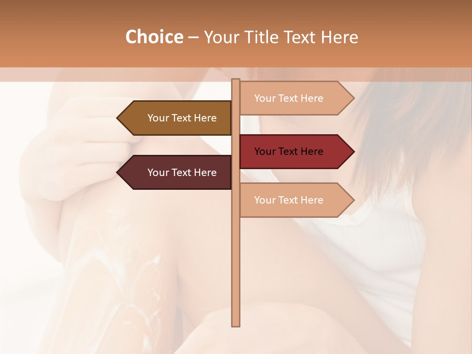 Girl Healthcare Wellness PowerPoint Template