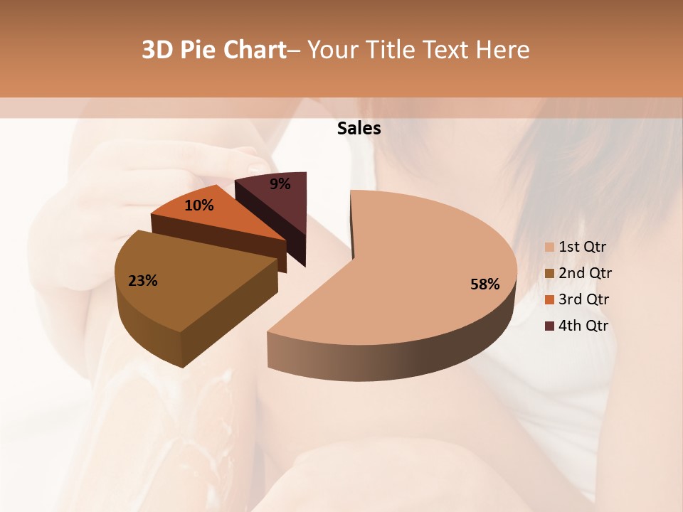 Girl Healthcare Wellness PowerPoint Template