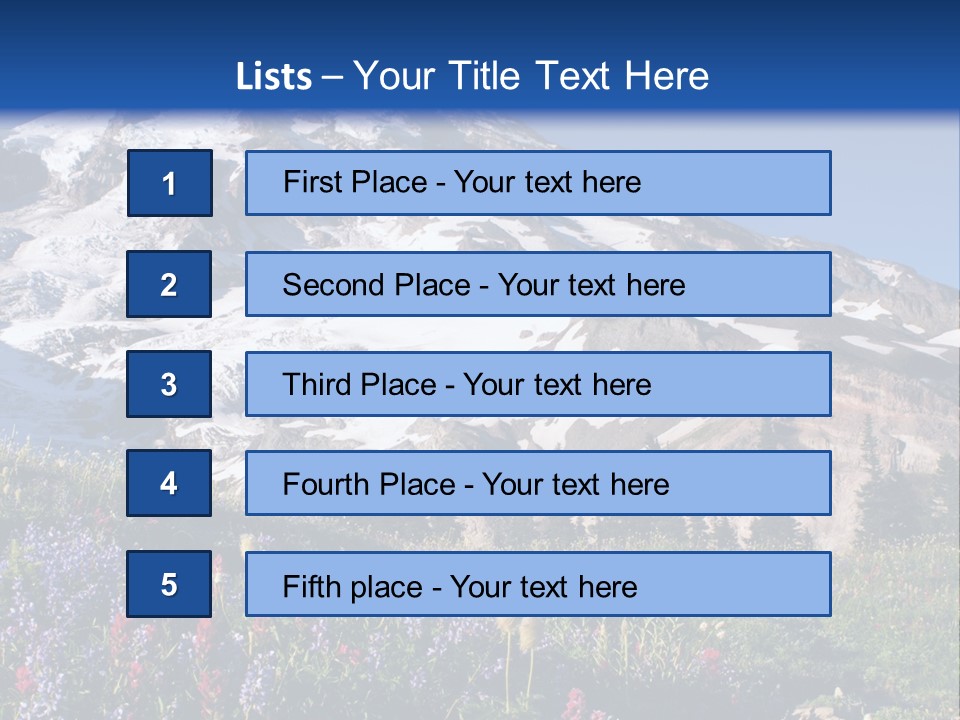 Peak Field Outside PowerPoint Template