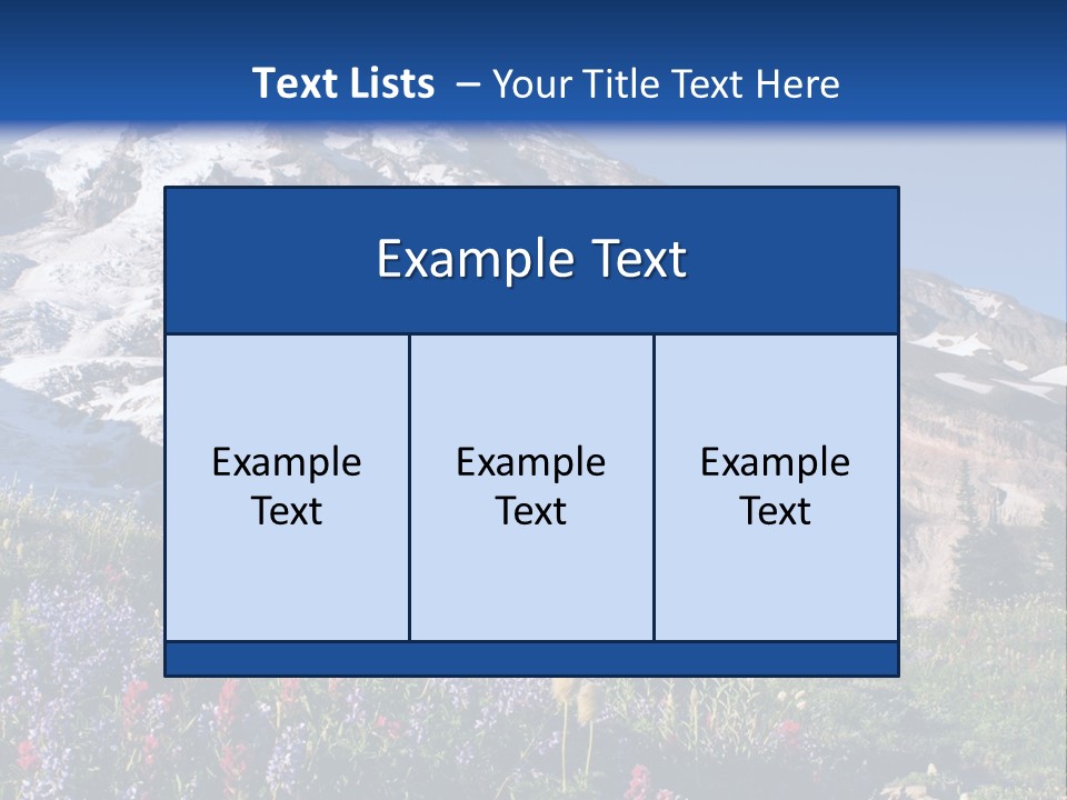 Peak Field Outside PowerPoint Template