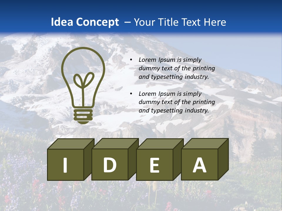 Peak Field Outside PowerPoint Template