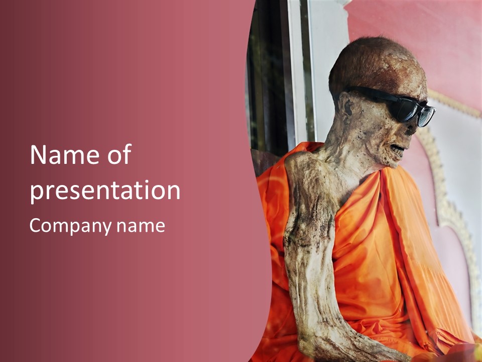 Culture Body Grave PowerPoint Template