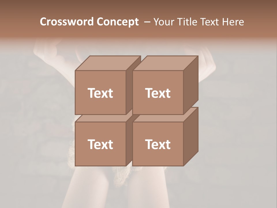One Hands Weakness PowerPoint Template