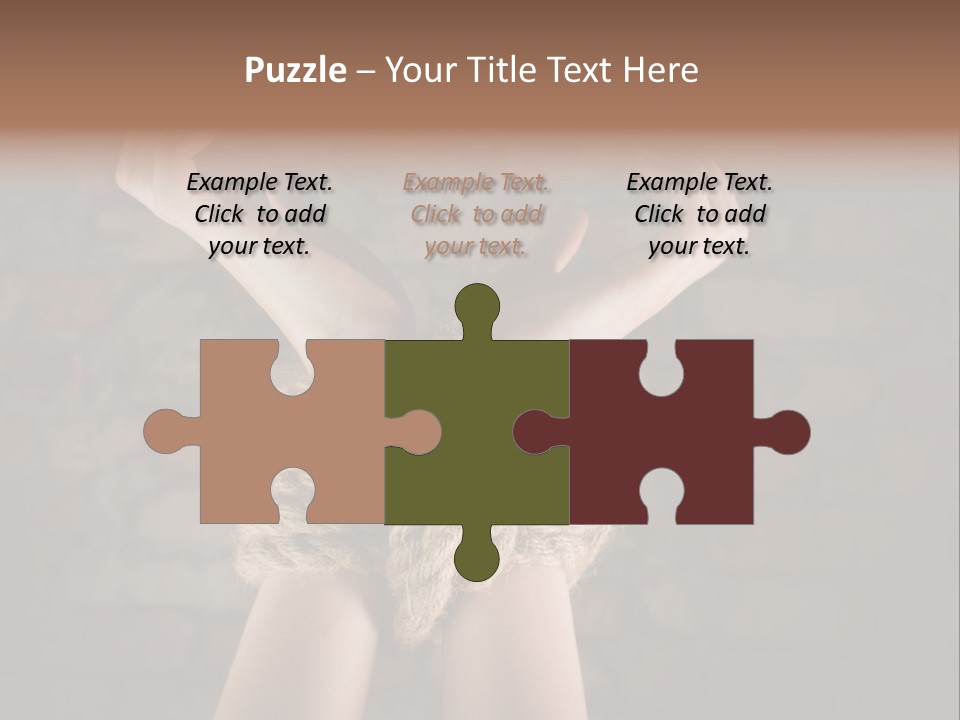 One Hands Weakness PowerPoint Template