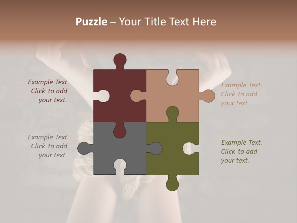 One Hands Weakness PowerPoint Template