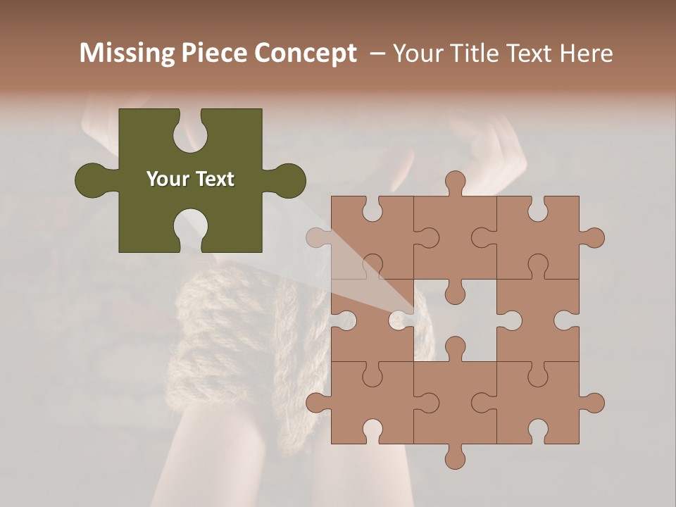 One Hands Weakness PowerPoint Template