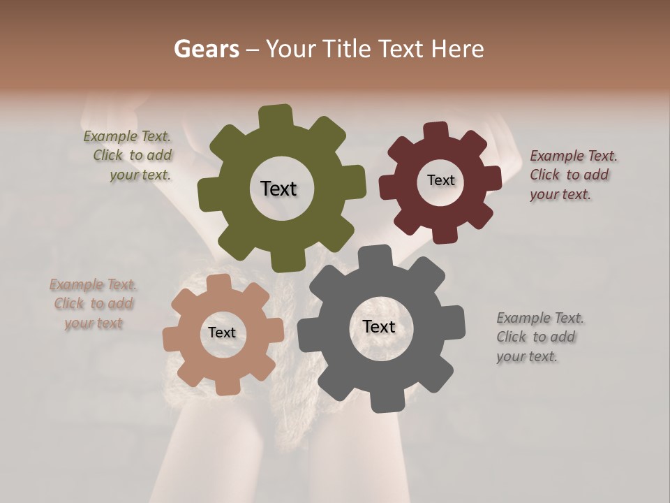 One Hands Weakness PowerPoint Template