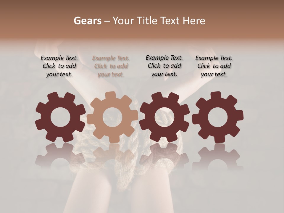 One Hands Weakness PowerPoint Template