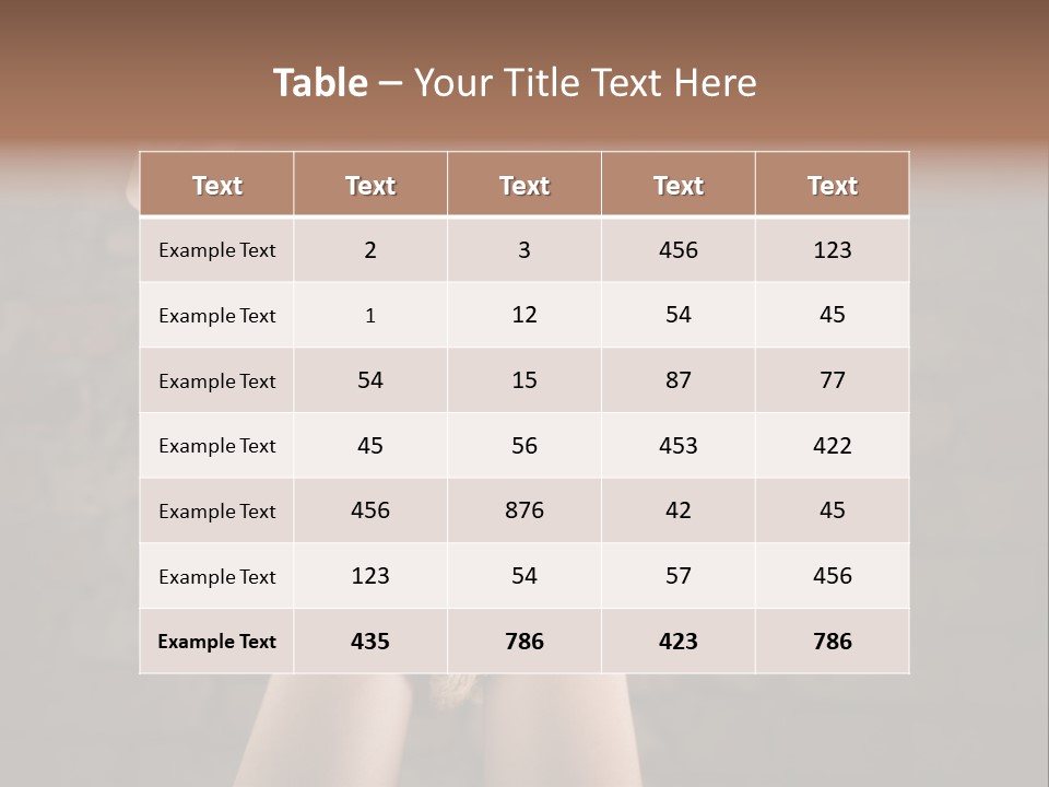 One Hands Weakness PowerPoint Template