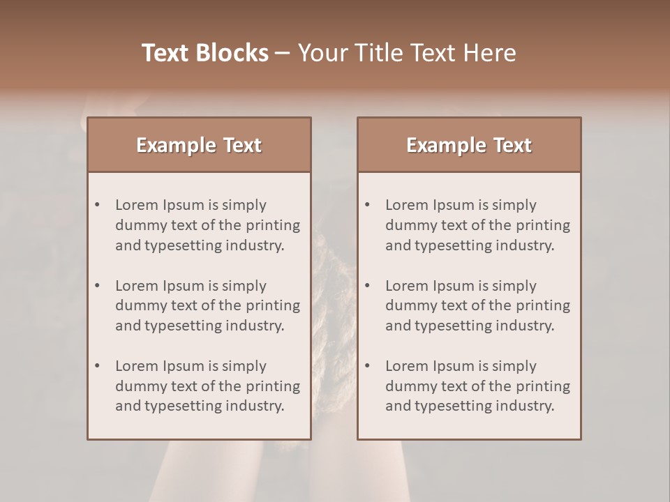 One Hands Weakness PowerPoint Template