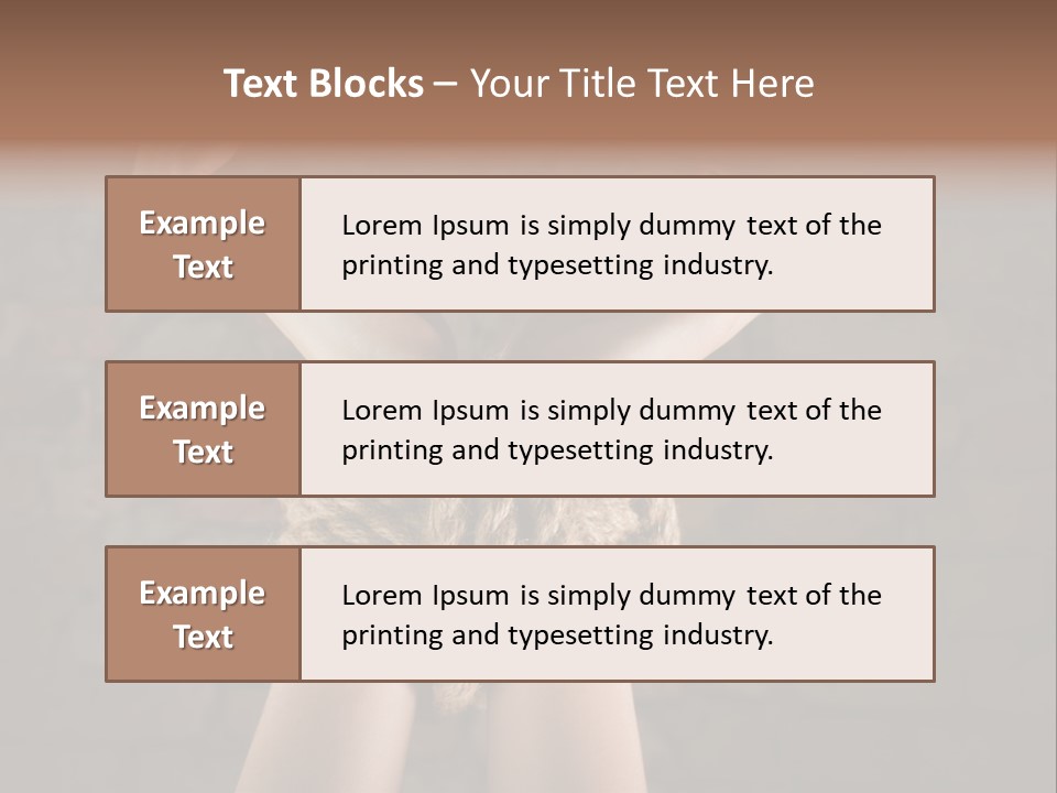One Hands Weakness PowerPoint Template