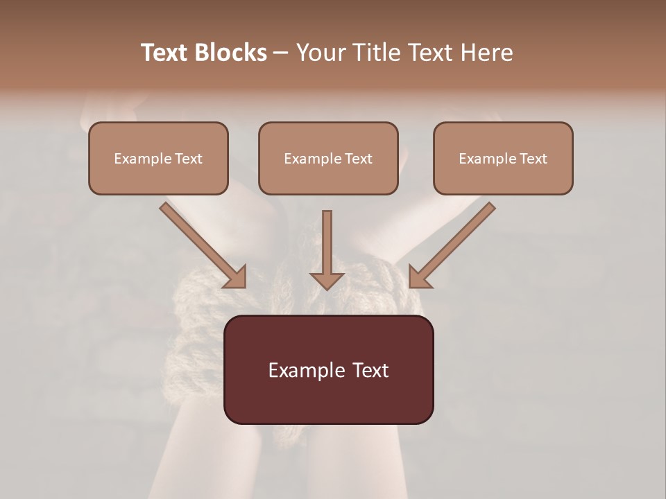 One Hands Weakness PowerPoint Template