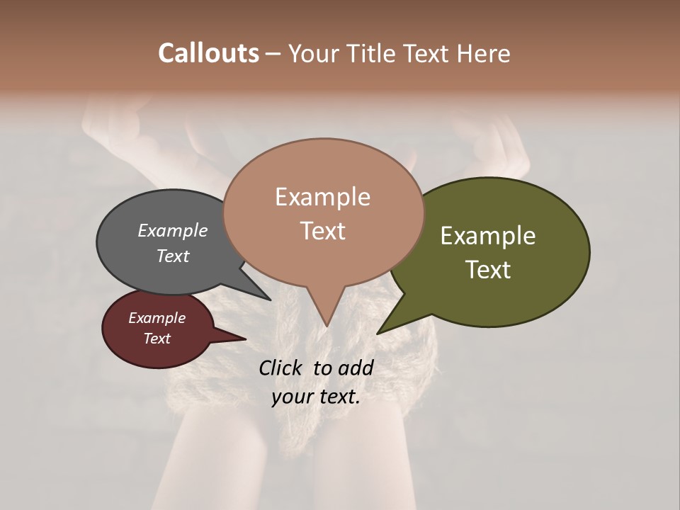 One Hands Weakness PowerPoint Template