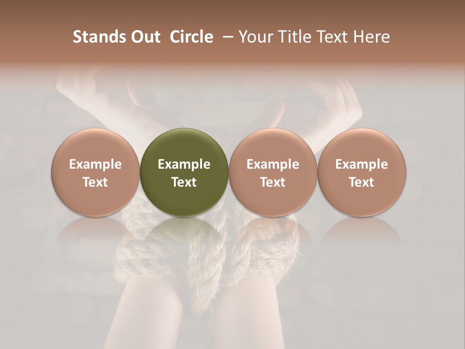 One Hands Weakness PowerPoint Template