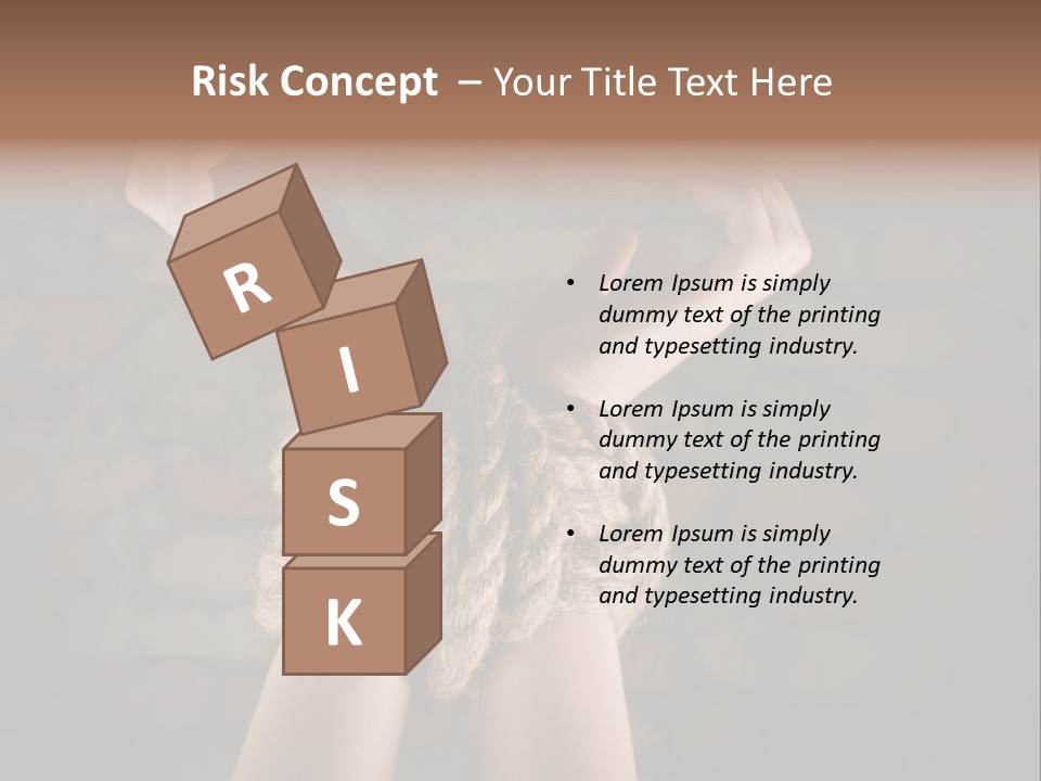 One Hands Weakness PowerPoint Template