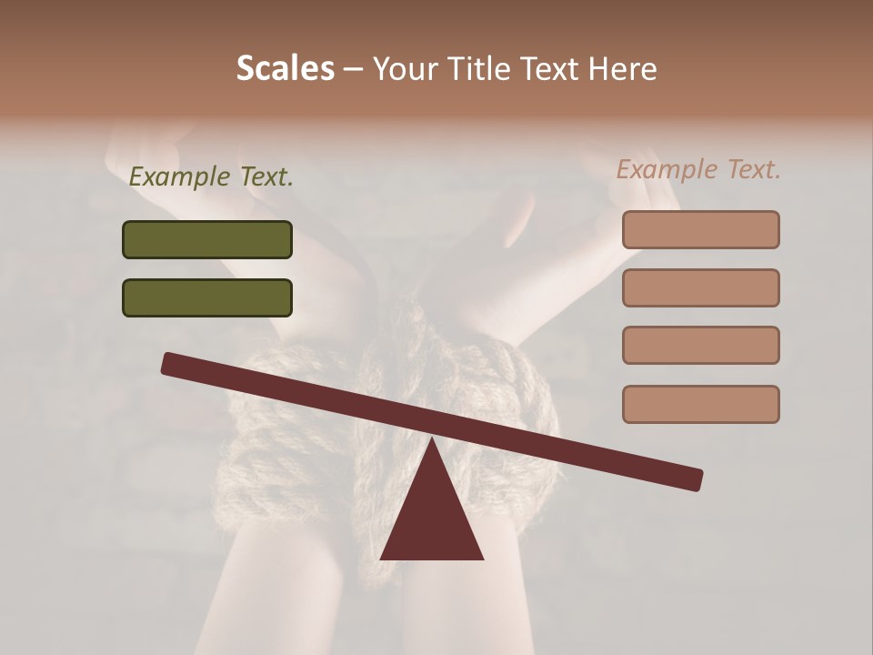 One Hands Weakness PowerPoint Template