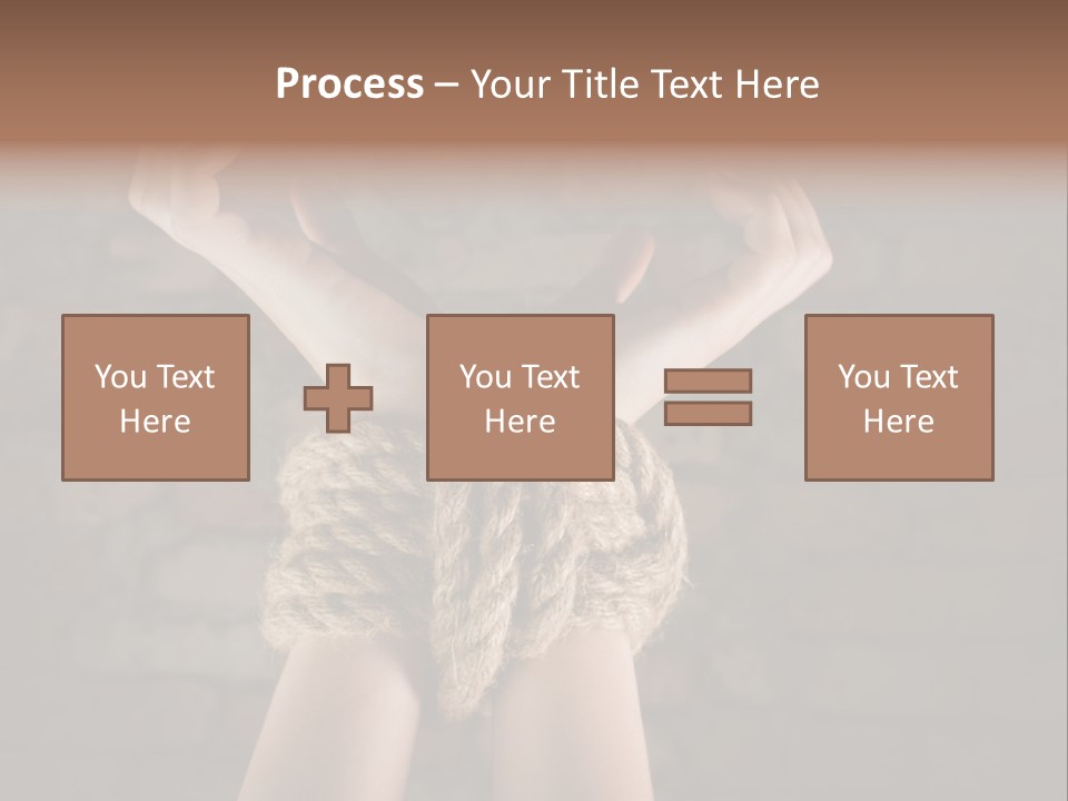 One Hands Weakness PowerPoint Template