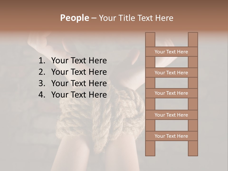 One Hands Weakness PowerPoint Template