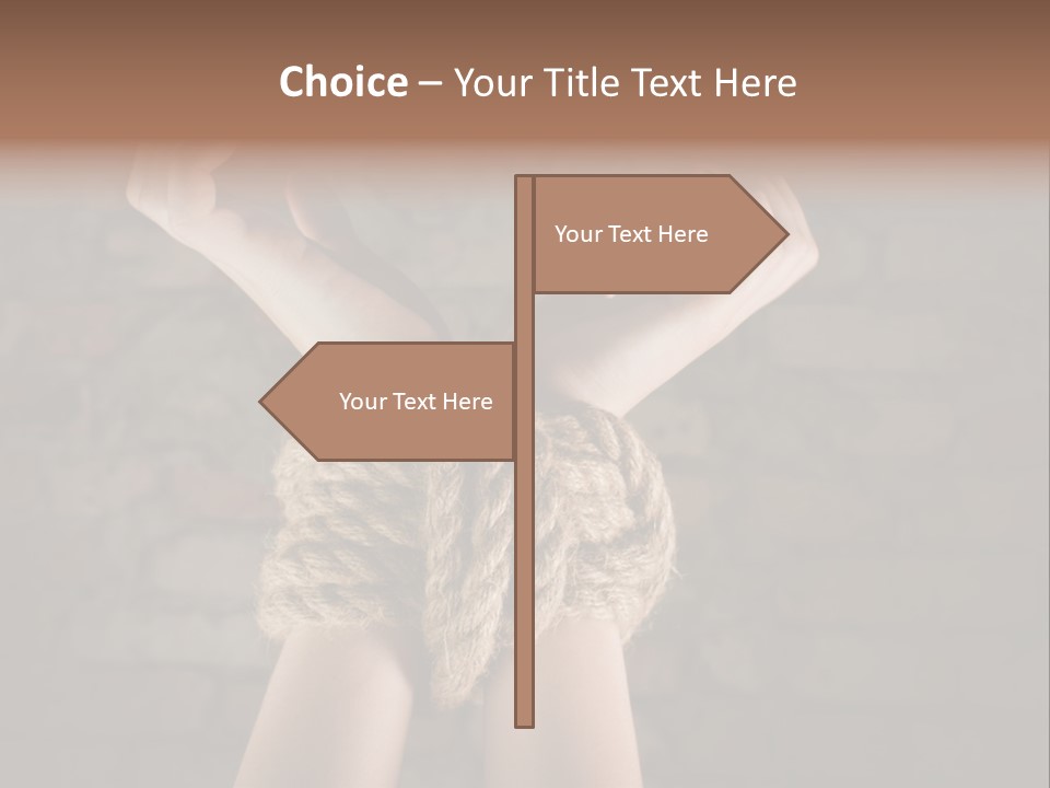 One Hands Weakness PowerPoint Template