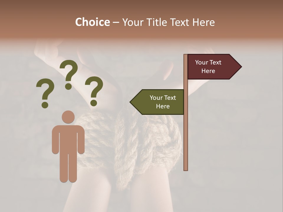 One Hands Weakness PowerPoint Template