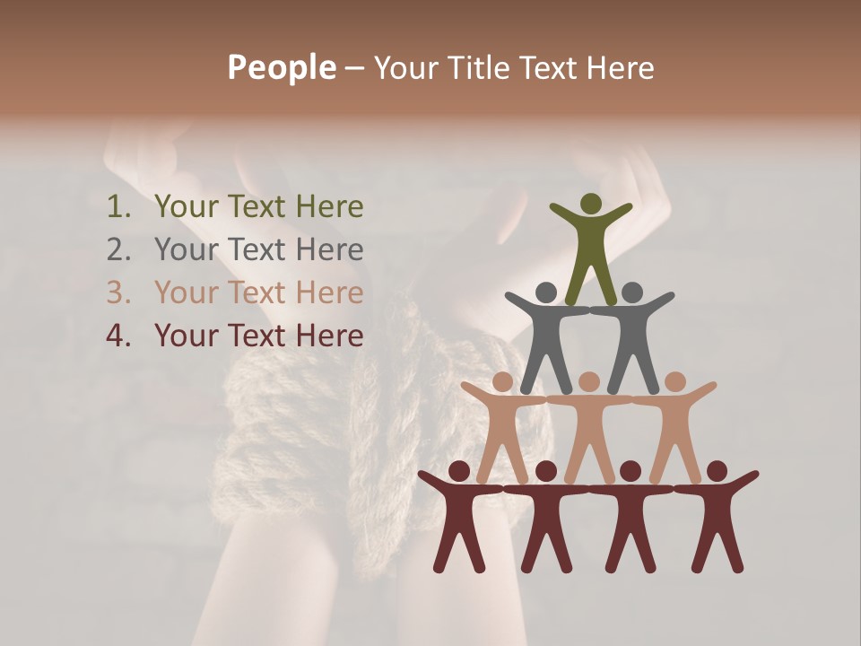 One Hands Weakness PowerPoint Template