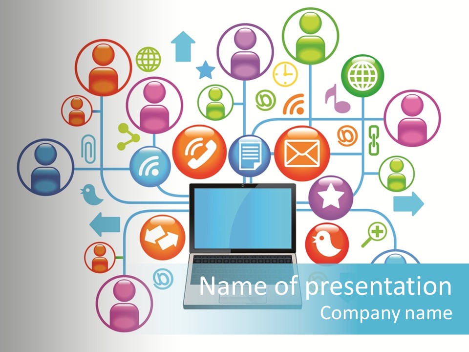 Commerce Connection Media PowerPoint Template