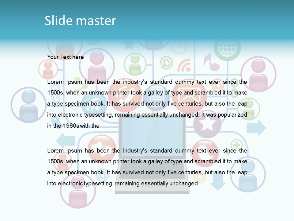 Commerce Connection Media PowerPoint Template