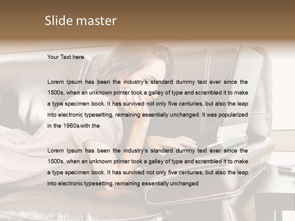 Leisure Beautiful Cute PowerPoint Template