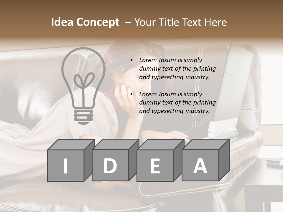 Leisure Beautiful Cute PowerPoint Template