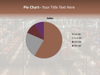 Freight Train Train Goods PowerPoint Template