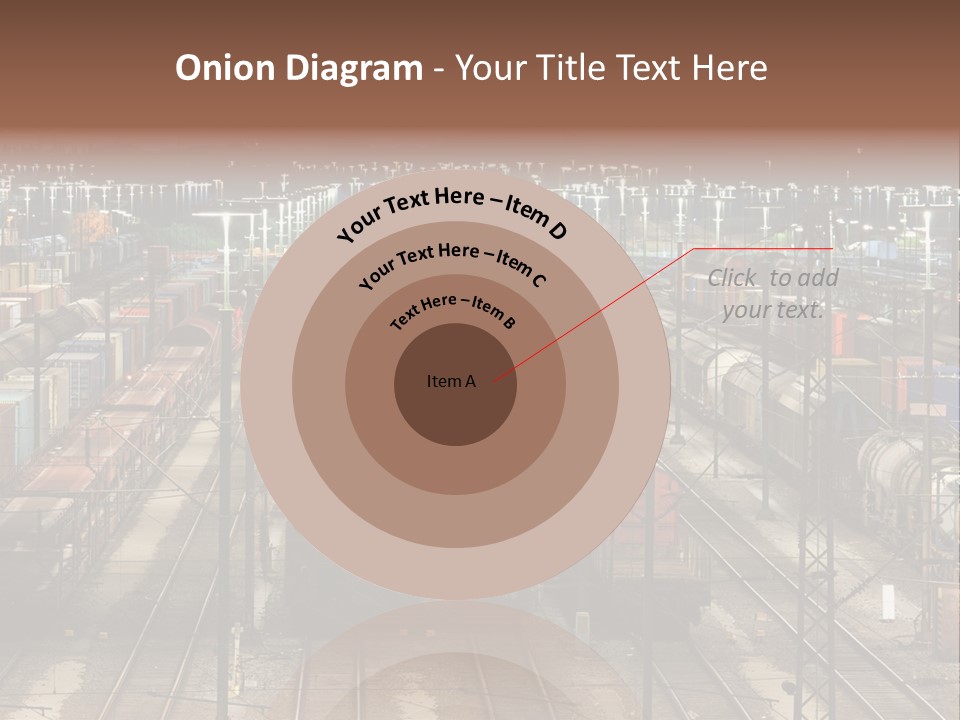 Freight Train Train Goods PowerPoint Template