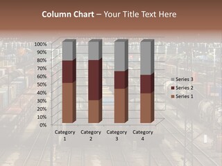 Freight Train Train Goods PowerPoint Template