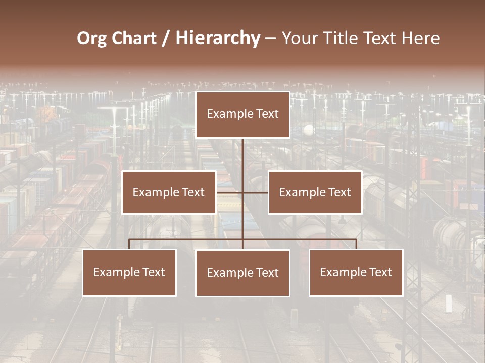 Freight Train Train Goods PowerPoint Template
