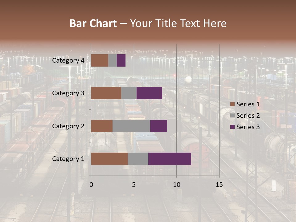 Freight Train Train Goods PowerPoint Template