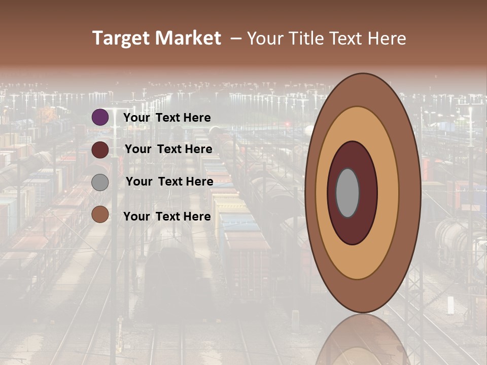 Freight Train Train Goods PowerPoint Template