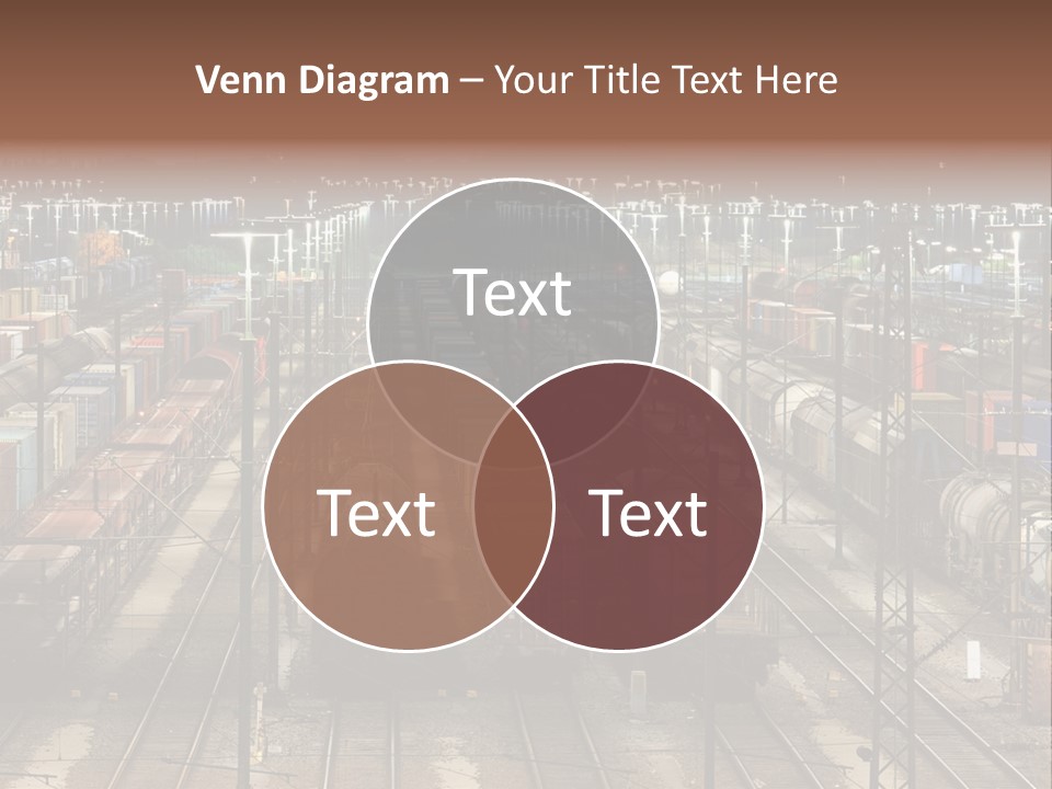 Freight Train Train Goods PowerPoint Template