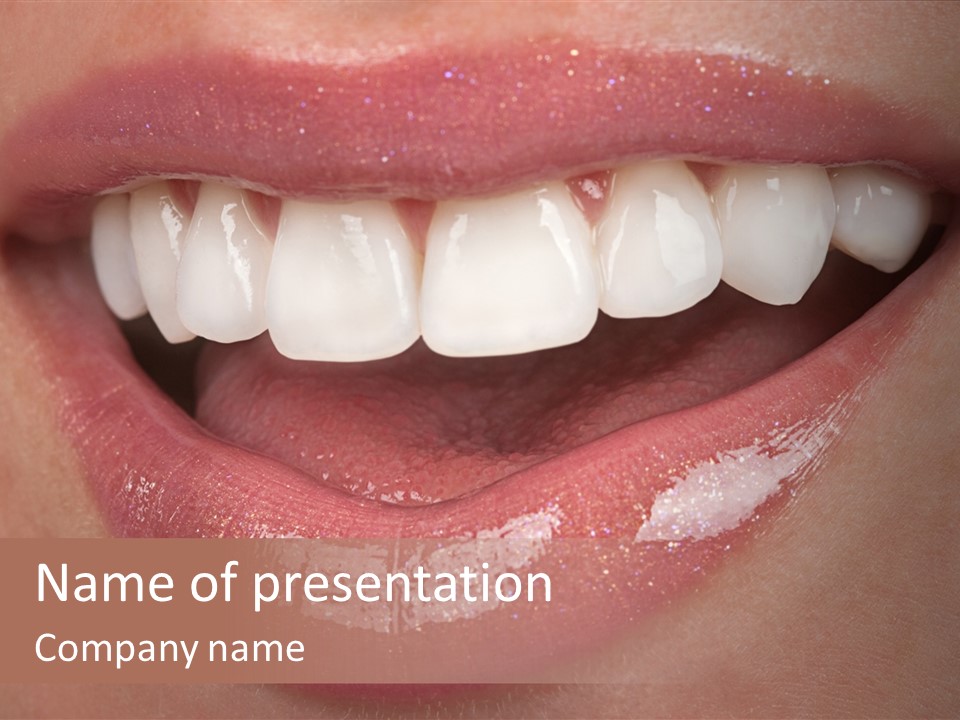 Lipgloss Resin Porcelain PowerPoint Template