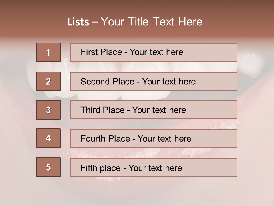 Lipgloss Resin Porcelain PowerPoint Template