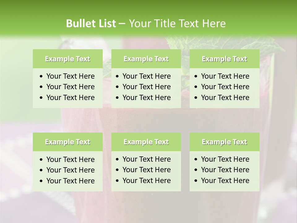 Healthy Two Stick PowerPoint Template