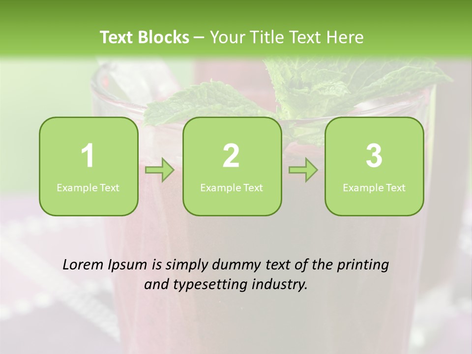 Healthy Two Stick PowerPoint Template